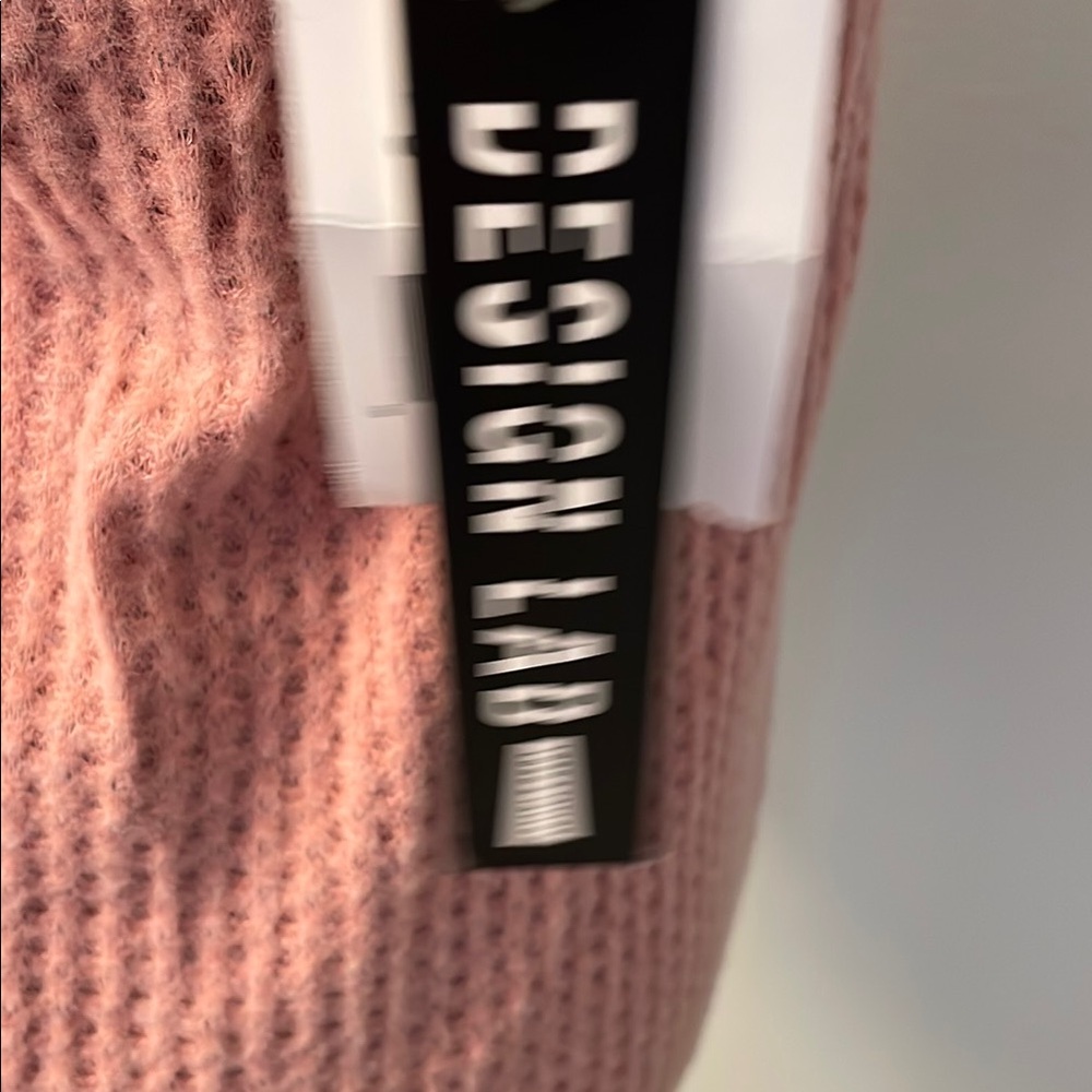 Design Lab Pink Cowl Neck Sweater - Picture 3 of 8